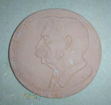 Medal ceramiczny ochronki im. A.Schweitzer'a