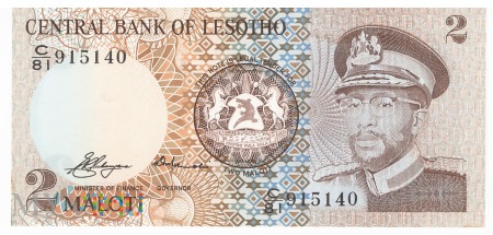 Lesotho - 2 maloti (1981)