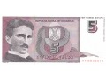 Jugosławia - 5 nowych dinarów (1994)