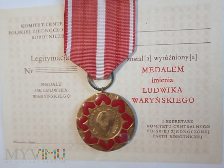 Medal im Ludwika Waryńskiego