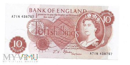 Duże zdjęcie Wielka Brytania - 10 shillings (1960-1964)