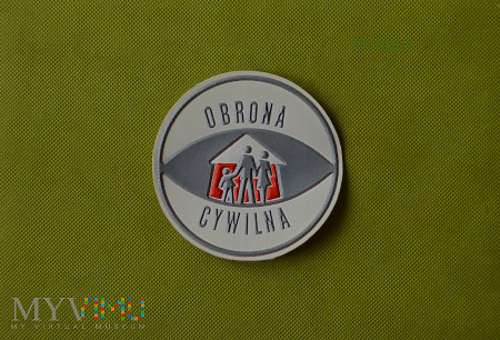 Emblemat OBRONA CYWILNA 70mm