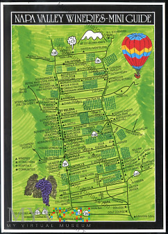 Napa Valley Wineries - Mini Guide - 1993