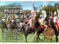 Husarz XVII w. - 2zł + kartka 2009
