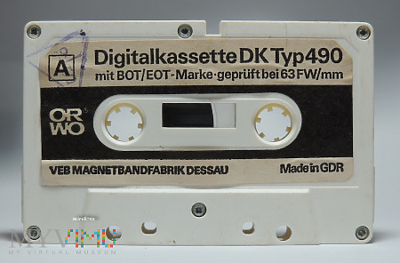 ORWO Digitalkassette DK Typ490