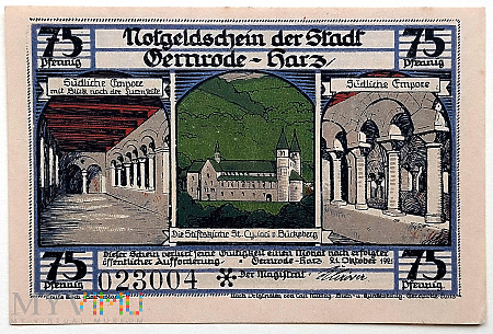 Gernrode 75 pf 1921