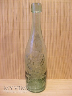 Gustav Becker Wohlau biała butelka po piwie