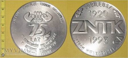 Medal kolejowy - firmowy ZNTK Ostrów Wlkp.