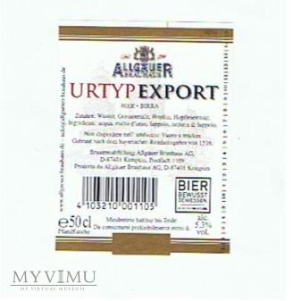 urtyp export