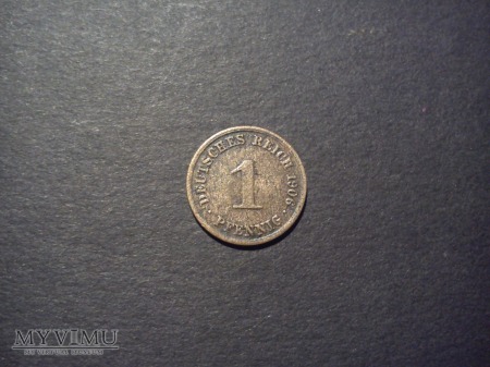 Duże zdjęcie 1 Pfennig - 1906r, Cesarstwo Niemieckie