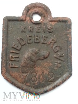 Psi numerek Kreis Friedeberg N/M. 7842