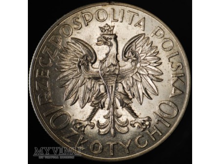 10 złotych 1933 Jan III Sobieski PROBA