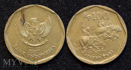 Indonezja, 100 RUPIAH 1997