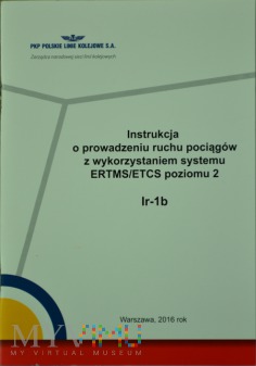 2016 - Instrukcja o prow. ruchu z ERTMS/ETCS Ir-1b
