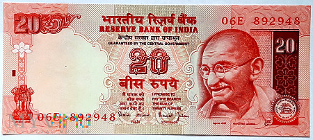 20 rupii 2002