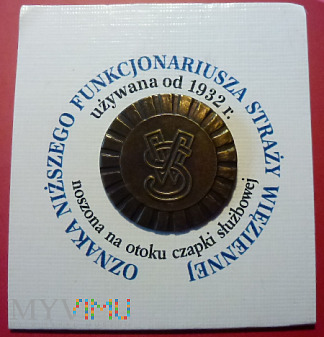 Pin oznaka Straży Więziennej od 1932