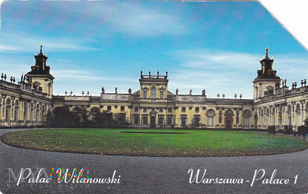Duże zdjęcie Karta telefoniczna - Wilanow Palace