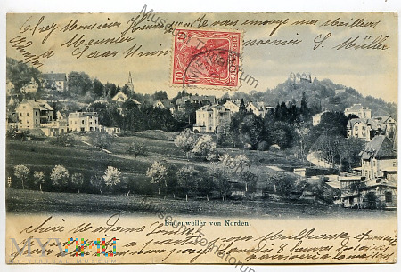 Badenweiler von Norden - I ćw. XX w.