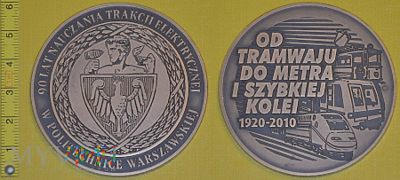 Medal kolejowy-usługowy Politechniki Warszawskiej