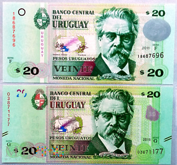 ZAGADKA 21 - Urugwaj 20 pesosi