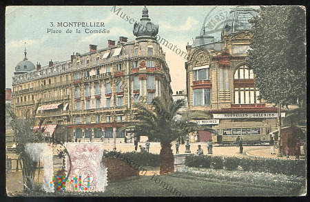 Montpellier - Place de la comedie - 1920