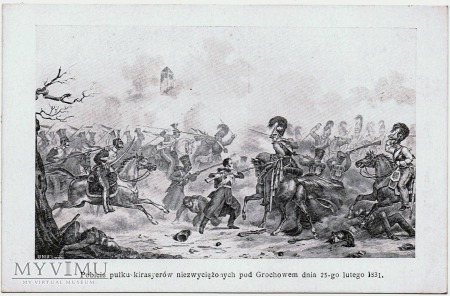 Pobicie kirasyerów pod Grochowem 25 lutego 1831.