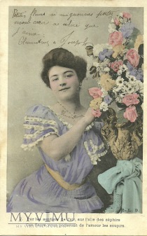 Kobieta i kwiaty