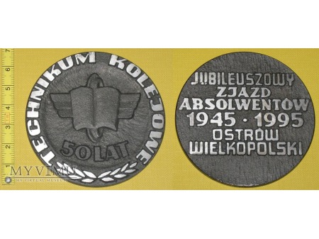 Medal kolejowy - usługowy Tech. K. w Ostrowie W.