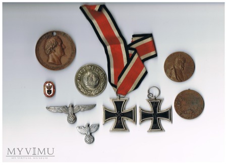 krzyże żelazne, medale,i inne symbole niemieckie