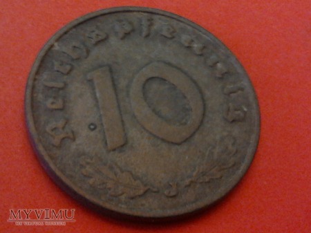 10 Reichspfennig 1940.