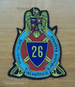 Oznaka Batalionul 26 Infanterie 