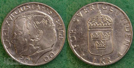 Duże zdjęcie Szwecja, 1 Krona 2000
