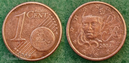 1 EURO CENT 2004