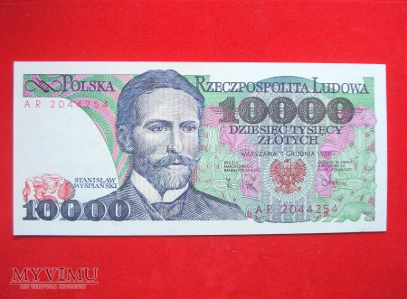 Duże zdjęcie 10000 złotych 1988 rok