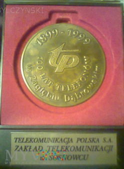 Duże zdjęcie Medal - 100 lat telefonów w Zagłębiu Dąbrowskim