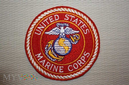 Duże zdjęcie naszywka ogólna USA Marine Coprs