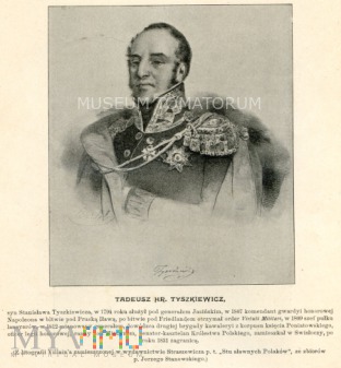 Duże zdjęcie Tyszkiewicz Tadeusz - hrabia, generał