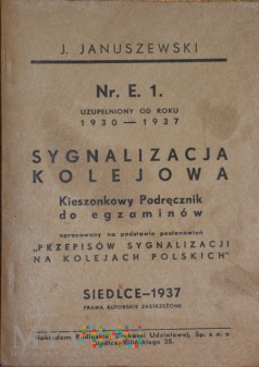 1937 - Podręcznik do egzaminów nr E. 1.