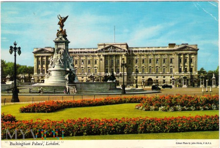 Duże zdjęcie London - Pałac Buckngham - lata 70-te XX w.