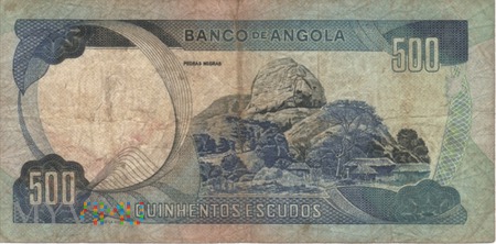 ANGOLA 500 ESCUDOS 1972