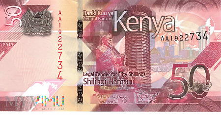 Kenia - 50 szylingów (2019)