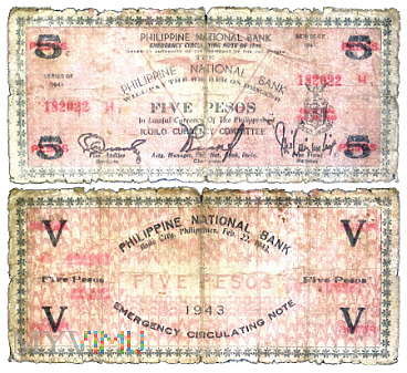 Duże zdjęcie 5 Pesos 1943 (182022 H)