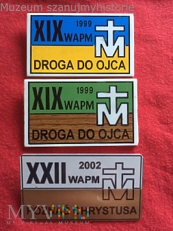 Odznaki WAPM 1999 i 2002