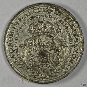 Medal Koronacyjny August II Mocny (kopia XIX wiek)