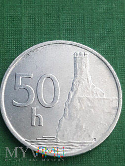 Słowacja- 50 halerzy 1993