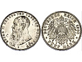 Saxe-Meiningen 5 Mark 1908 D UNC