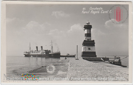 Pocztówka SS Polonia w Konstancy