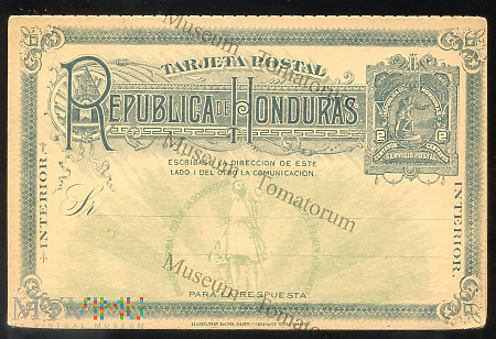 Honduras podwójny - 1892