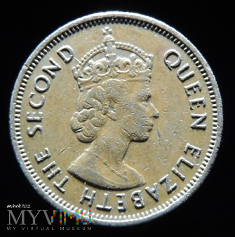 Hong Kong 10 centów 1972