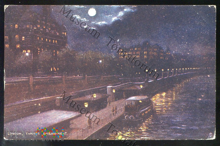 London - Nabrzeże Tamizy - 1904